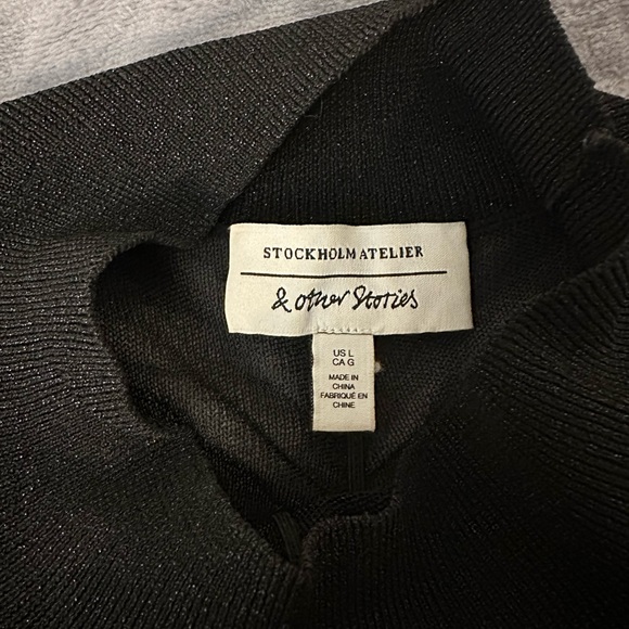 & Other Stories black knitted turtleneck - Picture 11 of 12